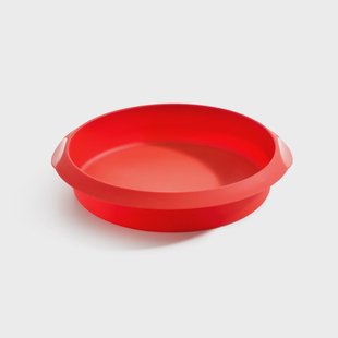 Lékué Lékué ronde cakevorm 26 cm Rood