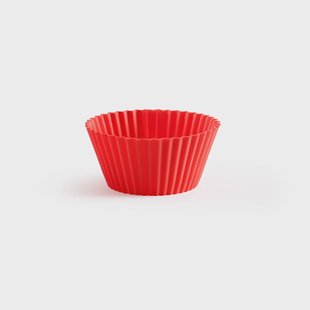 Lékué Lékué muffinvorm siliconen 6-pack Rood