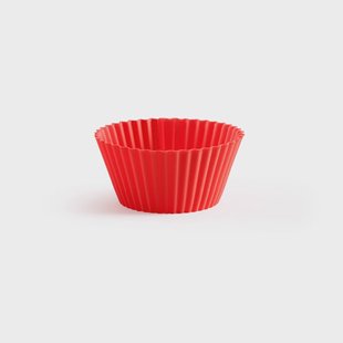 Lékué Lékué muffinvorm siliconen 12-pack Rood