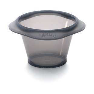 Lékué Lékué siliconen vormen lava cake 6-pack Zwart