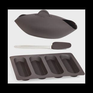 Lékué Lékué broodbakset 3-delig Bruin