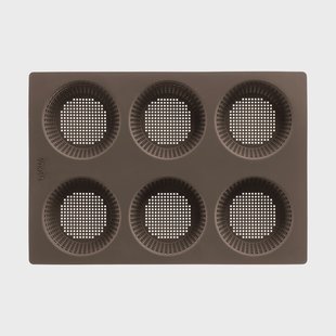 Lékué Lékué siliconen vorm voor broodjes Bruin