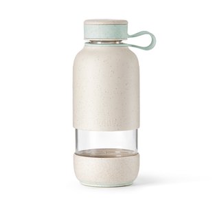 Lékué Lékué To Go fles organisch materiaal 0,6 L Beige