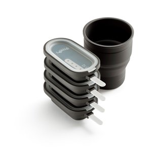 Lékué Lékué klassieke ijsvormen 4-pack Bruin