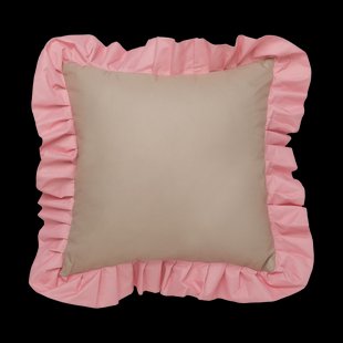 Garden Glory Garden Glory Outdoor kussen met volant 45x45 cm Beige-pink