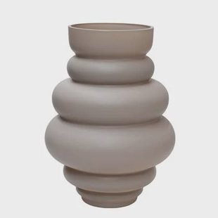 Vase The World - Maputo M matte ivory Ø22 x H30 cm