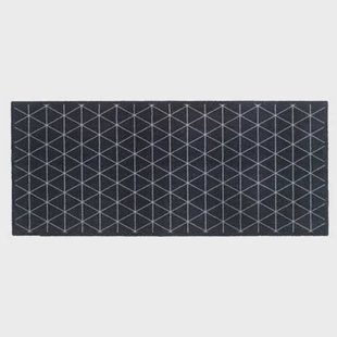 MD Entree - Design mat - Universal - Triangle Silver - 67 x 150 cm