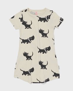 HEMA Takkie en Siepie kinder nachthemd rib wit (wit)