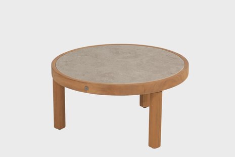4 Seasons Outdoor | Finn Koffietafel Ø63 cm | Sabbia Panna