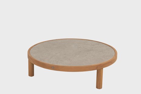 4 Seasons Outdoor | Finn Koffietafel Ø85 cm | Sabbia Panna