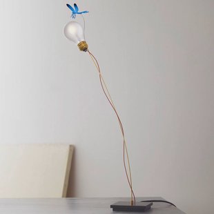 Ingo Maurer LED tafellamp I Ricchi Poveri Bzzzz, blauw 60 cm