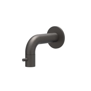 Fonteinkraan IVY Concord Wandmodel Geborsteld Carbon Black PVD