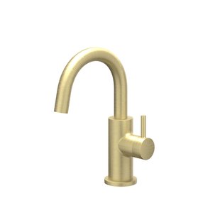 Fonteinkraan IVY Bond Staand Draaibare Uitloop Geborsteld Mat Goud PVD