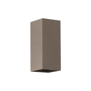 Searchlight Square - wandlamp - 6,7 x 6,7 x 15,5 cm - beige