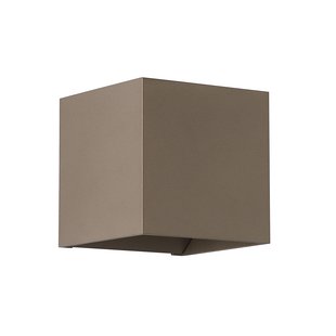 Searchlight Cube - wandlamp - 9,7 x 9,7 x 9,7 cm - beige