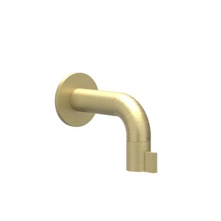 Fonteinkraan IVY Tribe Wand Met Schuimstraalmond Geborsteld Mat Goud PVD