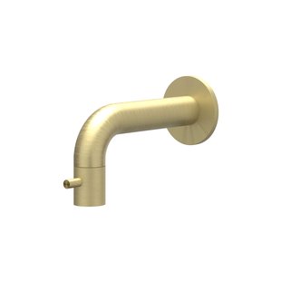 Fonteinkraan IVY Concord Wand Met Schuimstraalmond Geborsteld Mat Goud PVD