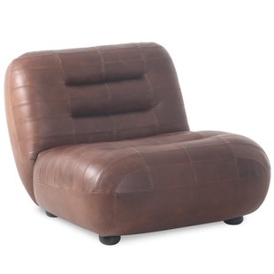 Dutchbone Wyatt Fauteuil Gewaxt Leer Chocolate_1