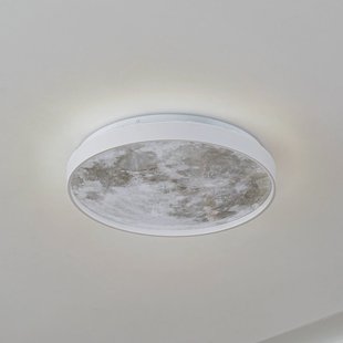 Lindby plafondlamp Lune, kunststof, metaal, 38 cm