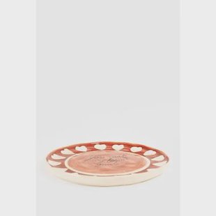 Sissy-Boy Roze ontbijtbord met hartjes