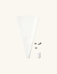 Spuitzak - Silicone. 3 spuitmonden. - Off White - Søstrene Grene Spuitzak - Silicone. 3 spuitmonden. - Off White - Søstrene Grene