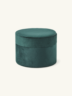 Sieradendoos - Ø13,2 x 8,5 cm. - Moss Green - Søstrene Grene Sieradendoos - Ø13,2 x 8,5 cm. - Moss Green - Søstrene Grene