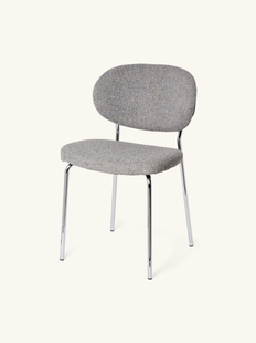 Stoffen stoel - Polyester/schuim/ijzer/populierenhout. - Grey - Søstrene Grene Stoffen stoel - Polyester/schuim/ijzer/populierenhout. - Grey - Søstrene Grene