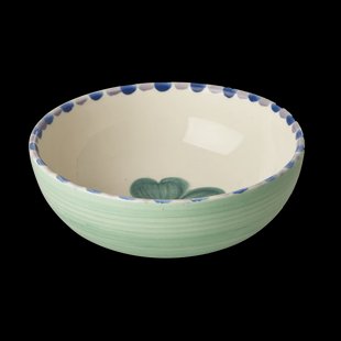 RICE Rice keramiekschaal 35 cl Good Luck Clover-Soft green