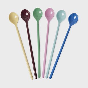 RICE Rice lepel lang melamine 6-pack Show youre true colors