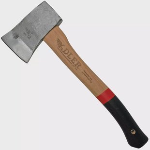 Adler Yankee Hatchet, rood-zwart, handbijl