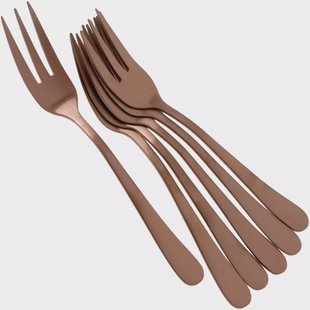 Amefa Austin 1410, 1410AETR06AN6 gebaksvorkjes koper, 6 stuks