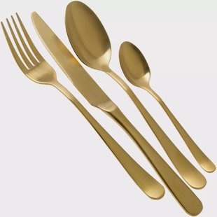 Amefa Austin 1410 bestekset 24-delig mat goud
