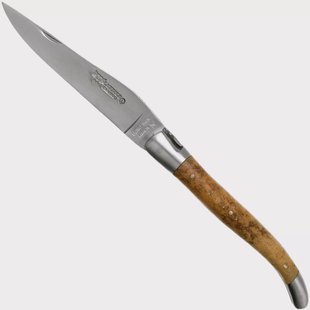 Laguiole en Aubrac 12cm teakhout handgevijld L0212LKH/FSB1 Laguiolemes