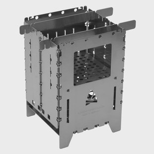 Bushcraft Essentials Bushbox XL Kit, opvouwbare stove