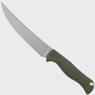 Benchmade Meatcrafter 6, 15505-04 Trailingpoint Stonewashed CPM154, Dark Olive SantoPrene, jachtmes