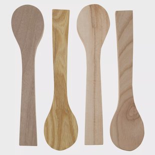 BeaverCraft BB2 Spoon Carving Blanks linden, kers, moerbei, walnoten