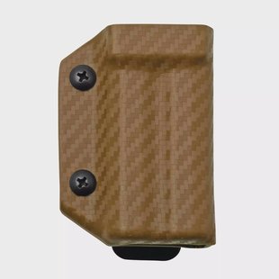 Clip And Carry Kydex Sheath Leatherman Charge Plus, Carbon Fiber Brown LCHARGE-CF-BRN riemholster