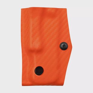Clip And Carry Kydex Sheath Leatherman Skeletool, Carbon Fiber Orange LSKEL-CF-ORNG riemholster