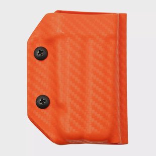 Clip And Carry Kydex Sheath Leatherman Surge, Carbon Fiber Orange LSURGE-CF-ORNG riemholster