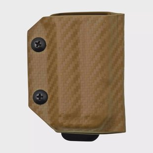 Clip And Carry Kydex Sheath Leatherman Wave, Wave Plus, Carbon Fiber Brown LWAVE-CF-BRN riemholster