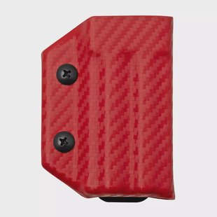 Clip And Carry Kydex Sheath Victorinox SwissTool, Carbon Fiber Red VSTOOL-CF-RED riemholster