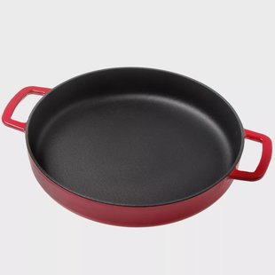 Combekk Sous Chef 192128RD koekenpan dubbele handgreep 28 cm, rood
