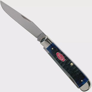 Case Trapper Navy Blue Bone, Rogers Jig, 07051, 6254 SS zakmes Case Trapper Navy Blue Bone, Rogers Jig, 07051, 6254 SS zakmes
