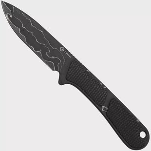 Civivi Mini Elementum Fixed Blade C23010-DS1 Dark Green Canvas Micarta, Damascus nekmes