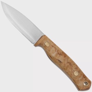Casström No. 8 SFK 12828 Curly Birch met Firesteel, bushcraftmes