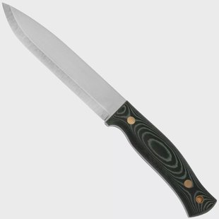 Casström No. 14 SFK 13423 Green Micarta met firesteel, bushcraftmes