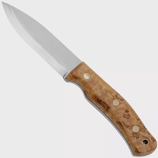 Casström No. 10 Swedish Forest Knife Scandi 14108, 14C28N Curly Birch Kydex, bushcraftmes
