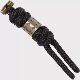 Chris Reeve Small Sebenza Lanyard with dot bead black/gold S31-7010