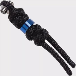 Chris Reeve Small Inkosi Lanyard with bead black/blue SIN-7001