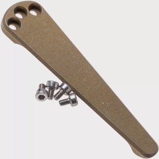 Daily Customs 3H Pocketclip Plain, Rusty Titanium P10012532